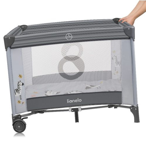 Lionelo Bonnie - Grey Stone Utazójáróka – utazóágy és járóka 4. kép