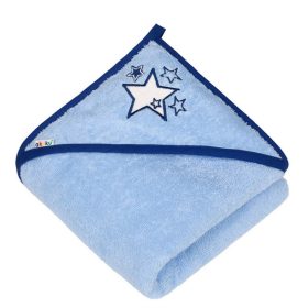 AKUKU A0663 -  Kapucnis Babatörölköző 100 x 100cm Kék
