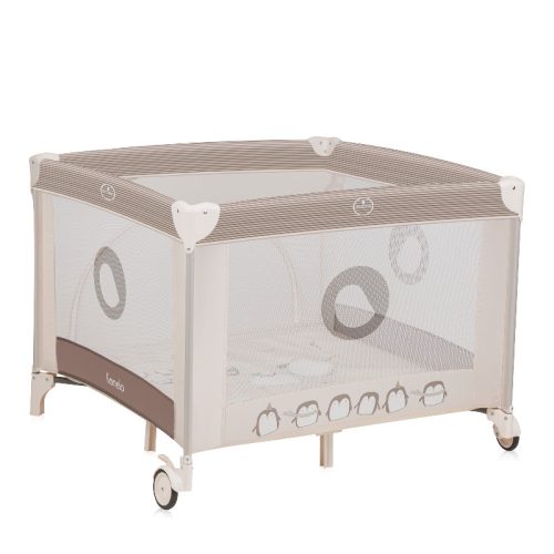 Lionelo Bonnie - Beige Sand Utazójáróka – utazóágy és járóka 5. kép