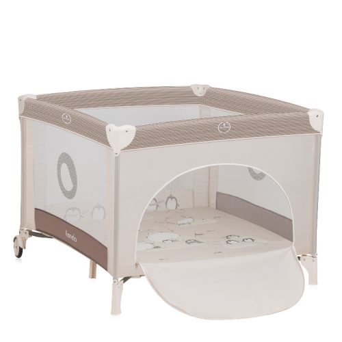 Lionelo Bonnie - Beige Sand Utazójáróka – utazóágy és járóka 6. kép