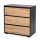 Klups Little Sky - Dália Antracit-Tölgy Pelenkázó Komód – babatermék 2. kép