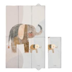   Ceba Baby - Basic Elephant Family Utazó Pelenkázó Lap 50x80