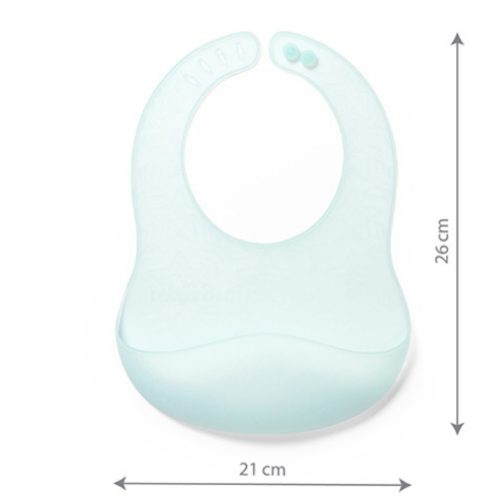 BabyOno 1598/01 - Ultravékony Szilikon Előke Türkiz