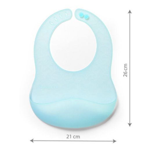 BabyOno 1598/03 - Ultravékony Szilikon Előke Kék