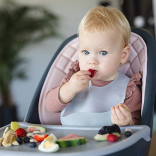 BabyOno 1598/03 - Ultravékony Szilikon Előke Kék