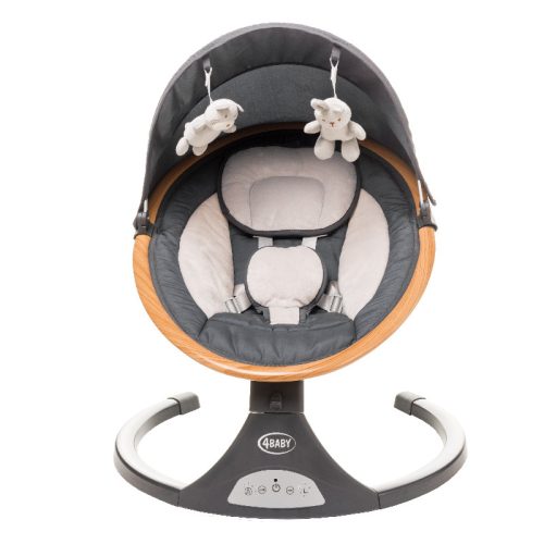 4Baby Rock'n Relax - Elektromos Hinta Grey – Zsebi Baba Shop
