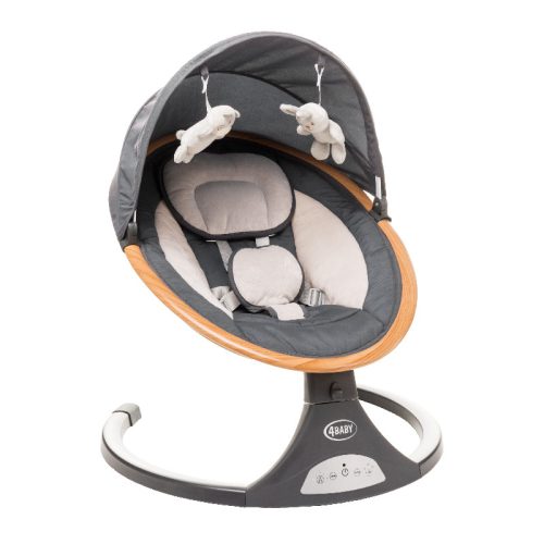 4Baby Rock'n Relax - Elektromos Hinta Grey – Zsebi Baba Shop