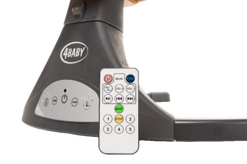 4Baby Rock'n Relax - Elektromos Hinta Grey – Zsebi Baba Shop
