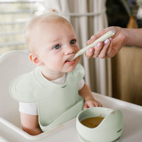 BabyOno 1481/03 -  Szilikon Tapadókorongos Tányér/Menta