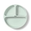 BabyOno 1482/03 -  Szilikon Tapadókorongos Lapos Tányér/Menta