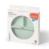 BabyOno 1482/03 -  Szilikon Tapadókorongos Lapos Tányér/Menta
