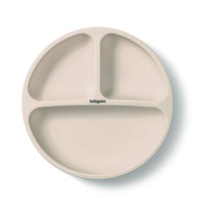   BabyOno 1482/04 -  Szilikon Tapadókorongos Lapos Tányér/Bézs