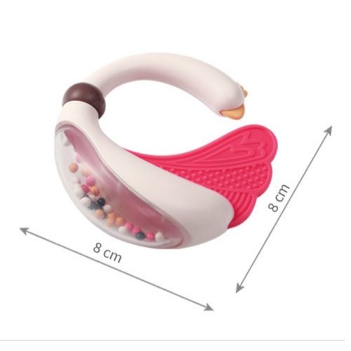 BabyOno 1593 - Csörgő rágókával Hattyú