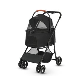 Qppet  - Bobbie Pet Black 6961 Kutya és Cica Babakocsi – babakocsi 2. kép