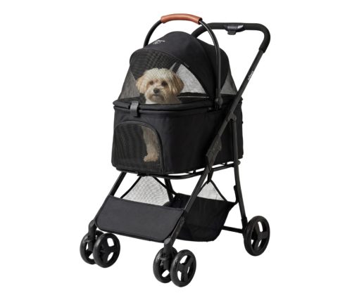 Qppet  - Bobbie Pet Black 6961 Kutya és Cica Babakocsi – babakocsi 4. kép