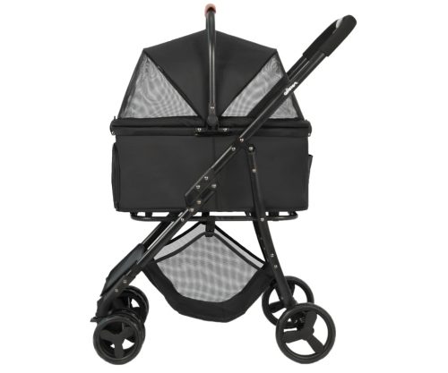 Qppet  - Bobbie Pet Black 6961 Kutya és Cica Babakocsi – babakocsi 10. kép