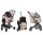 Qppet  - Pettie Pet Beige 6960 Kutya és Cica Babakocsi – babakocsi 2. kép