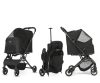 Qppet  - Pettie Pet Black 6959 Kutya és Cica Babakocsi – babakocsi 2. kép