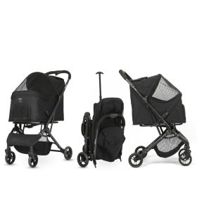 Qppet  - Pettie Pet Black 6959 Kutya és Cica Babakocsi – babakocsi 2. kép