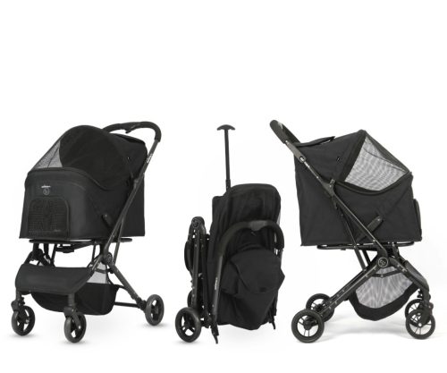 Qppet  - Pettie Pet Black 6959 Kutya és Cica Babakocsi – babakocsi 8. kép