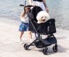 Qppet  - Pettie Pet Black 6959 Kutya és Cica Babakocsi – babakocsi 9. kép