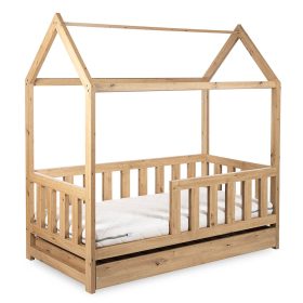 Klups Little Sky - Liv Házikó ágy Tölgy160 x 80