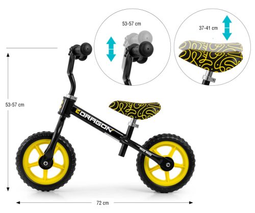 Milly Mally Dragon 6343 - Black Futóbicikli  