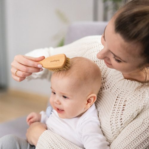 BabyOno 1655  - Babafésű Természetes Közepesen Erős Sörte
