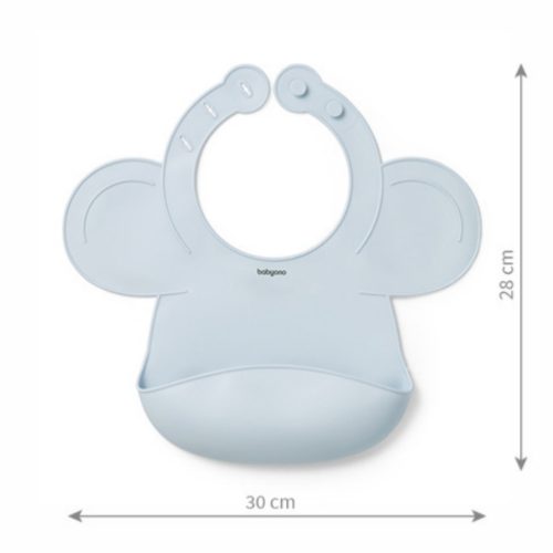 BabyOno 1639/01 - Szilikon Előke Állítható Kék