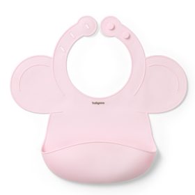 BabyOno 1639/02 - Szilikon Előke Állítható Rózsaszín