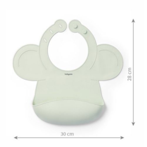 BabyOno 1639/03 - Szilikon Előke Állítható Menta