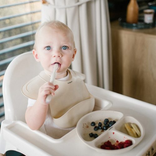 BabyOno 1639/04 - Szilikon Előke Állítható Bézs