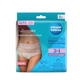   Canpol 78/011  - Eldobható bugyi és szülés utáni betét egyben S/M 5db/Cs.