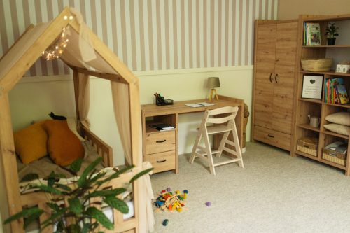 Klups Little Sky - Amélia - Tölgy Íróasztal – gyermekbútor 3. kép
