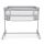 Kinderkraft - Nestee UP 2 full light grey Babaöböl – babaöböl és bölcső 2. kép