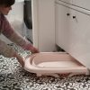 TEGA FB-004-119 - Összecsukható kád lefolyóval Bézs