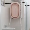 TEGA FB-004-119 - Összecsukható kád lefolyóval Rózsaszín
