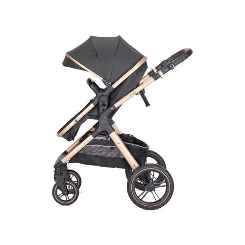 Lorelli Viola babakocsi mózessé alakítható sportrésszel - Black