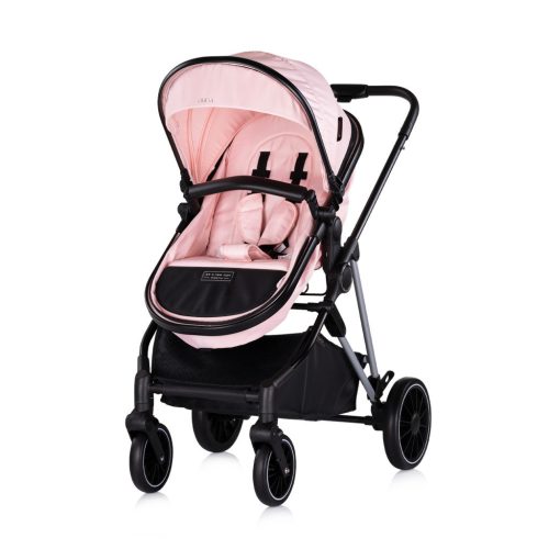 Chipolino AURA babakocsi mózessé alakítható sportrésszel - Pink Marshmallow
