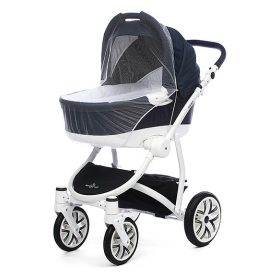 BabyOno 072  - Szúnyogháló Babakocsikra Fehér