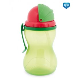 Canpol 56/113 - Szívószálas Kulacs Övtartóval 270ml