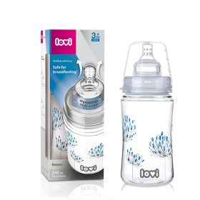   LOVI 21/584 Szopóreflex Megtartó - Cumisüveg 240 ml 3m+ Botanic