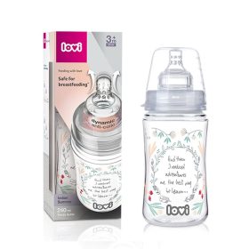   LOVI 21/580 Szopóreflex Megtartó - Cumisüveg 240 ml Indian Summer