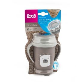   LOVI 1/599 - 250ml Cseppmentes 360° itatópohár JUNIOR BUDDY BEAR unisex