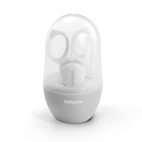 BabyOno 398/03 - Körömvágóolló Szett Szürke