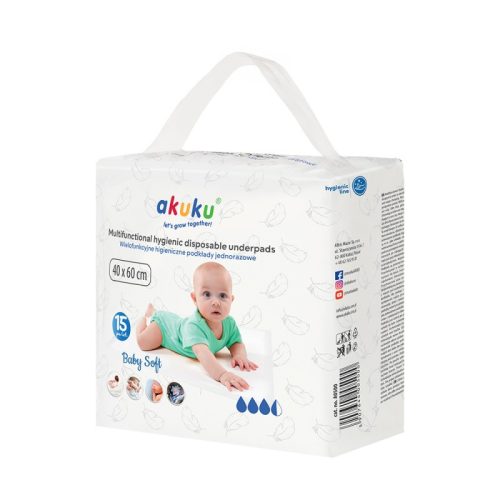 AKUKU A0500 - Pelenkázó Alátét 40x60cm 15db