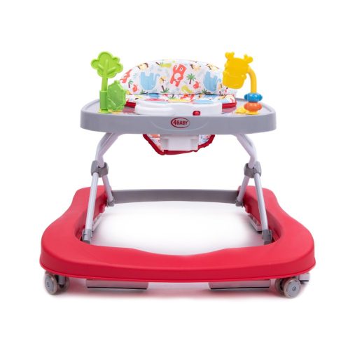 4Baby WALK'N PUSH Bébikomp - Piros – bébikomp 1. kép