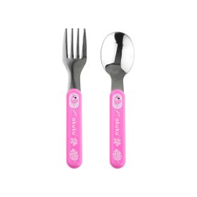 AKUKU A0101 - Gyermek evőeszközök  Rozsdamentes acélból – Zsebi Baba Shop