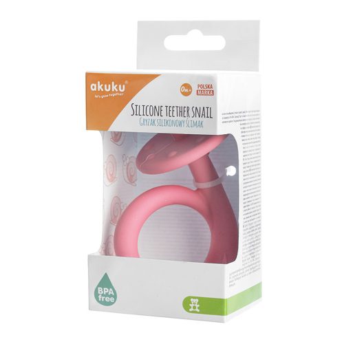 AKUKU A0115 - Rágóka Csiga Pink