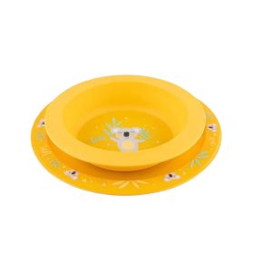 Canpol 56/523 - Tányér Étkészlet Exotic Animals Sárga